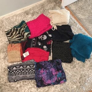 $4 each or $30 for all lot of scarves